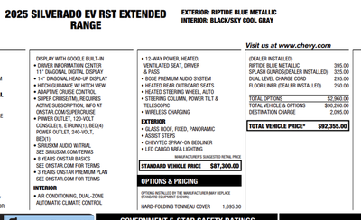 2025 Chevrolet Silverado EV RST - Extended Range