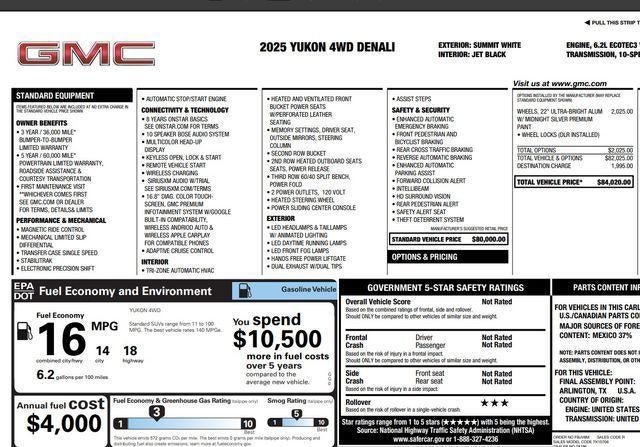 2025 GMC Yukon Denali