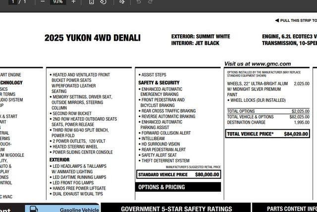 2025 GMC Yukon Denali