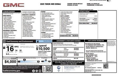 2025 GMC Yukon Denali