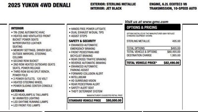 2025 GMC Yukon Denali