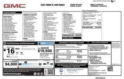 2025 GMC Yukon XL Denali