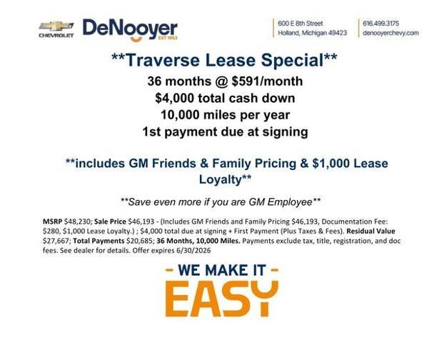 2026 Chevrolet Traverse LT