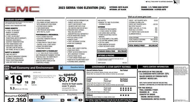 2023 GMC Sierra 1500 Elevation