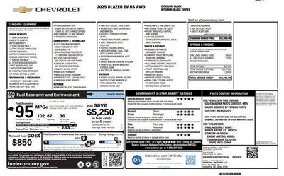 2025 Chevrolet Blazer EV RS
