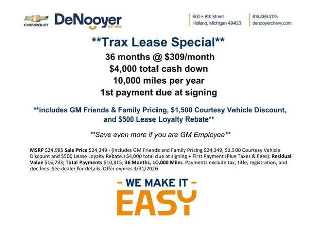 2026 Chevrolet Trax LT