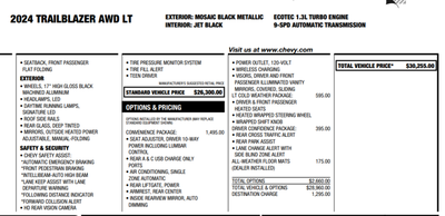 2024 Chevrolet Trailblazer LT