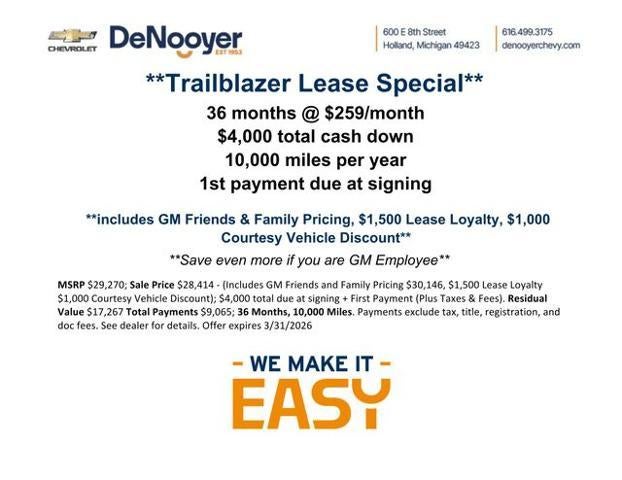 2026 Chevrolet Trailblazer LT