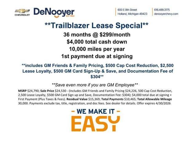 2026 Chevrolet Trailblazer LT