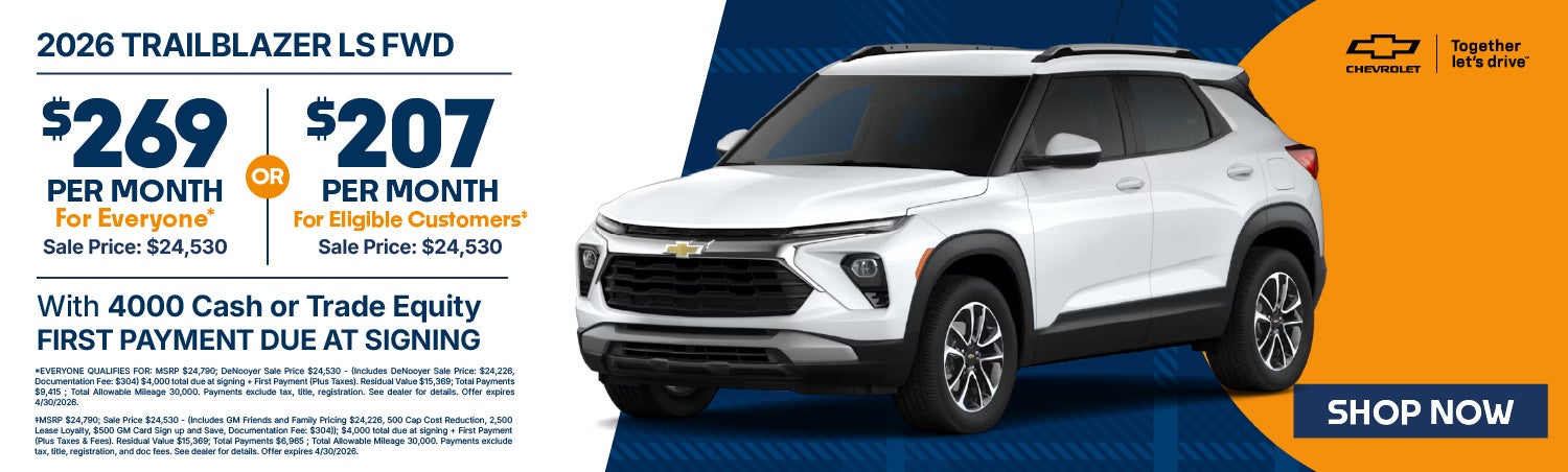 Trailblazer Lease Banner 