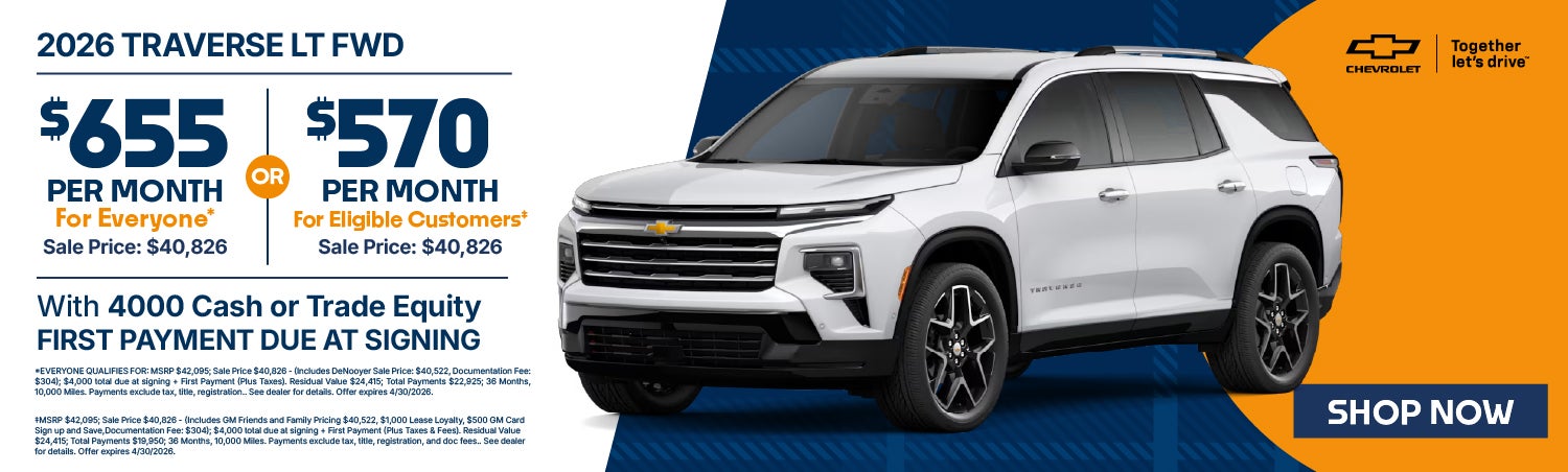 Traverse Lease Banner 