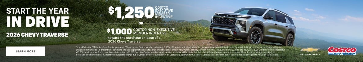 Costco Traverse Incentive