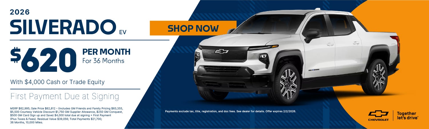 Silverado EV Lease Banner 