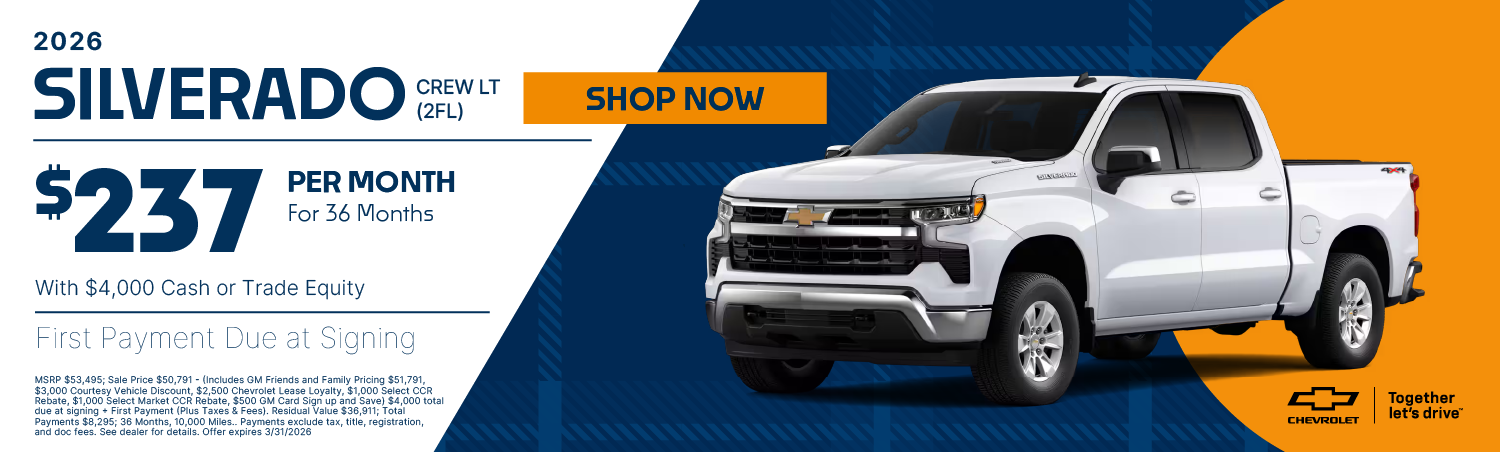 Silverado Lease Banner 