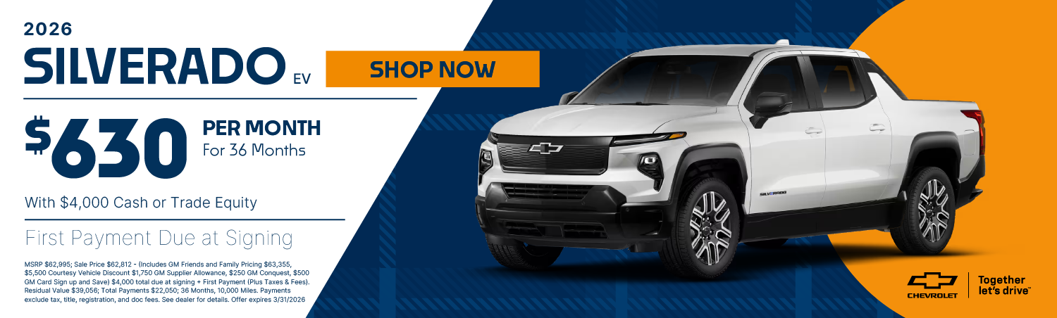 Silverado EV Lease Banner 