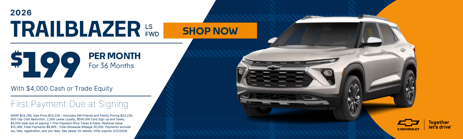 Trailblazer Lease Banner 