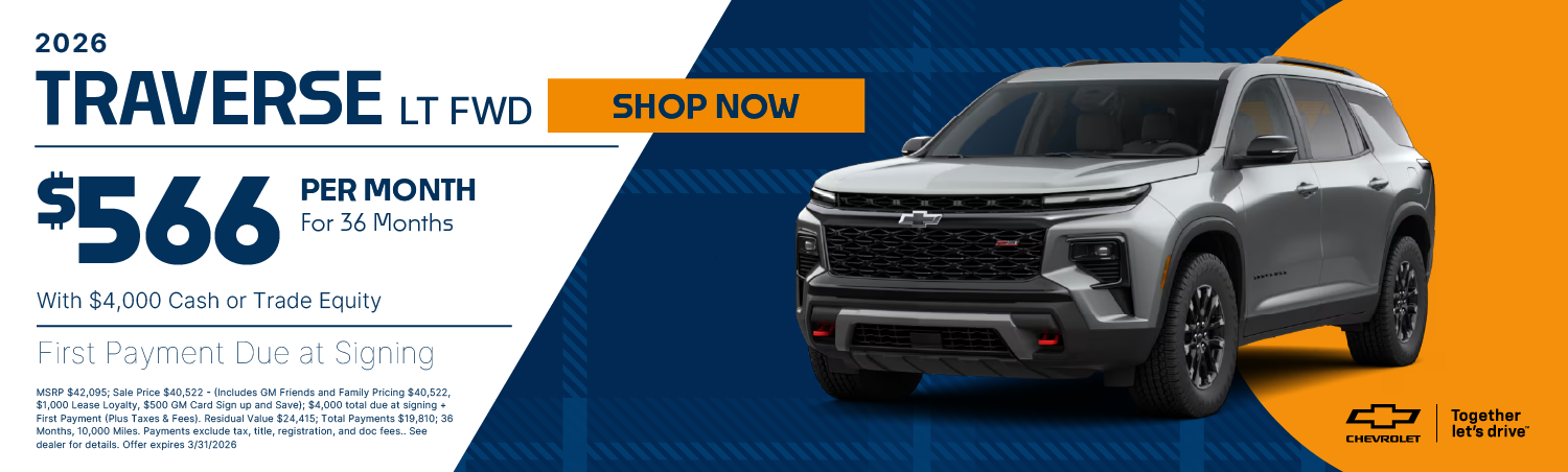 Traverse Lease Banner 