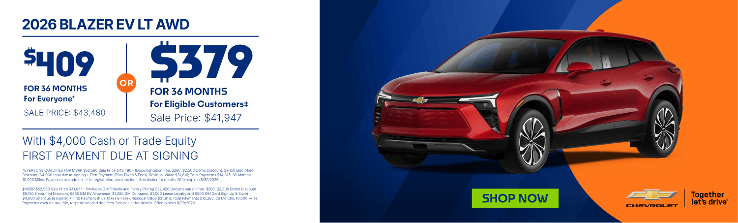 Blazer EV Lease Banner 