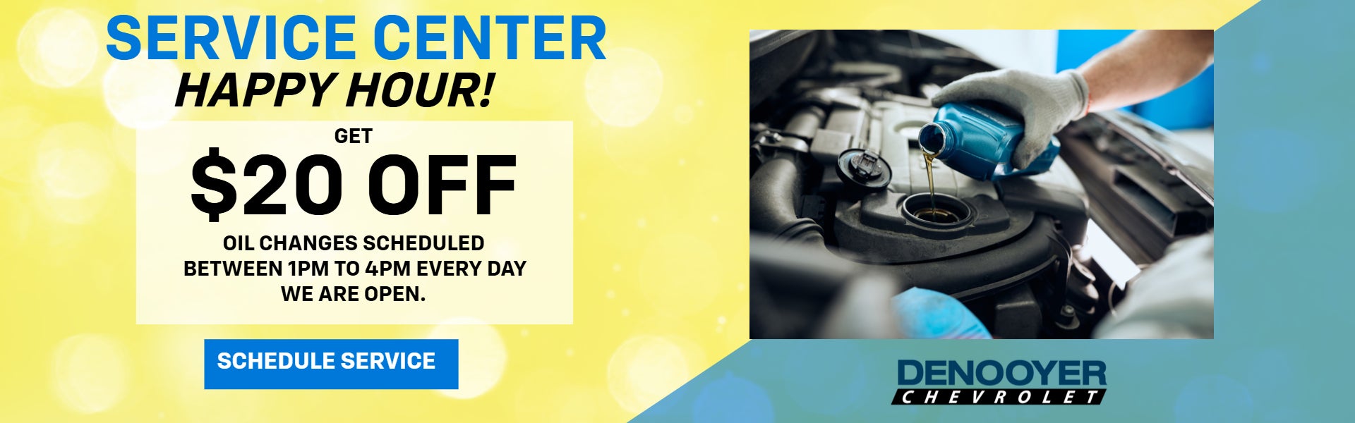 Happy Hour Special on Oil Changes in Holland MI