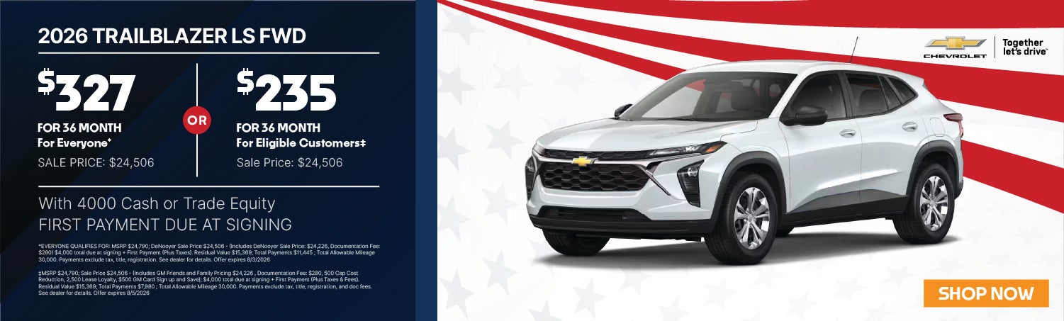 Trailblazer Lease Banner 