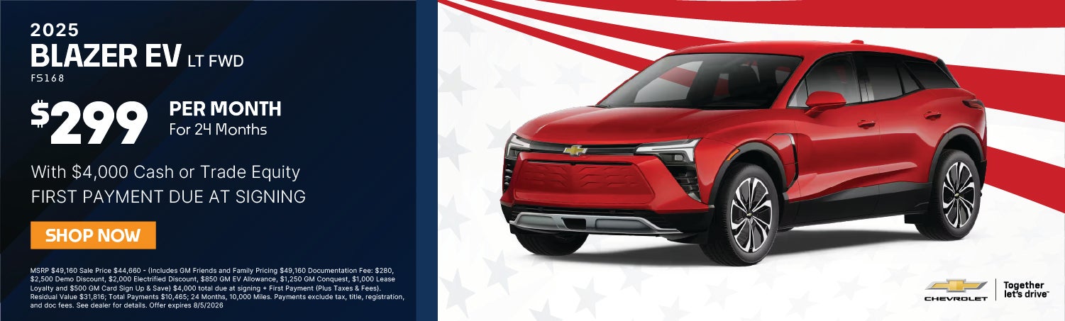 Blazer EV Lease Banner 