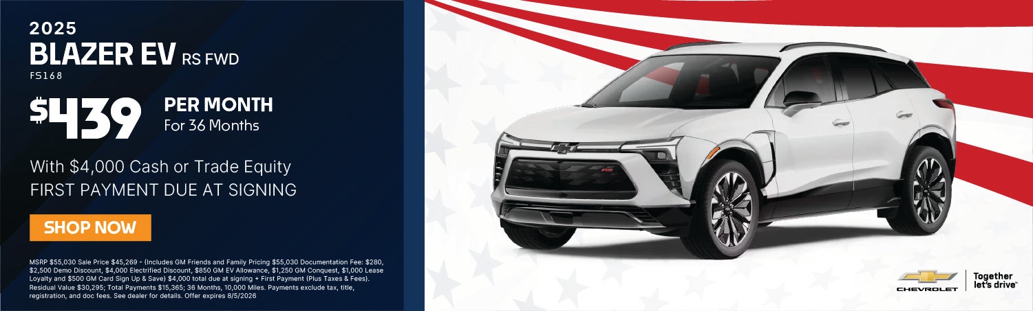 Blazer EV Lease Banner 
