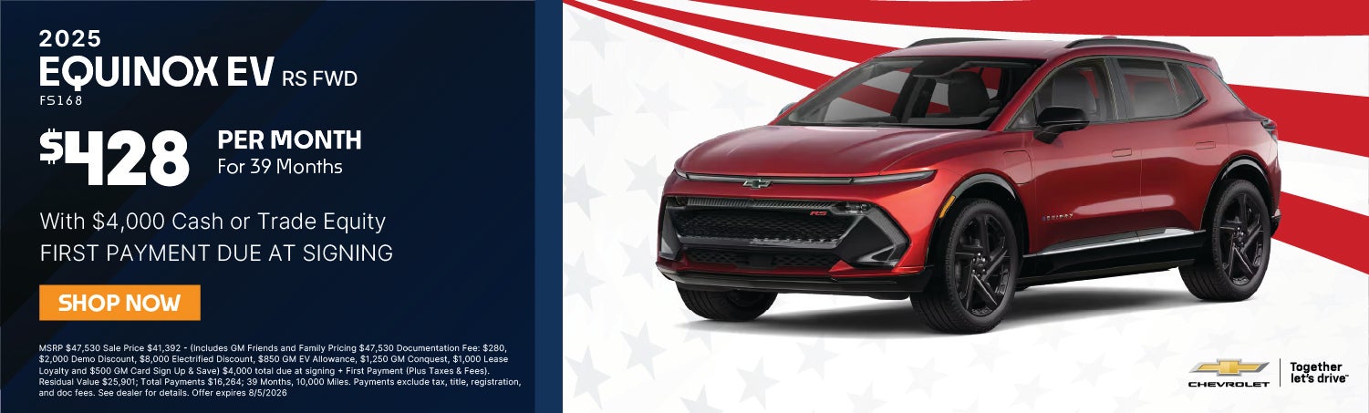 Equinox EV Lease Banner 