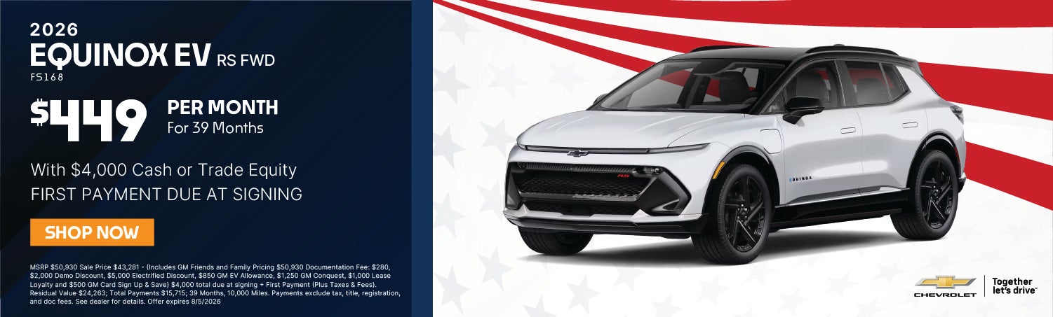 Equinox EV Lease Banner 