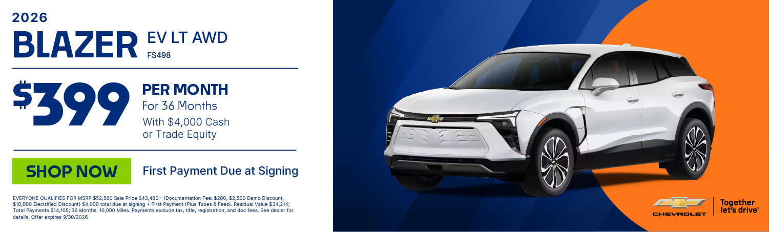 Blazer EV Lease Banner 