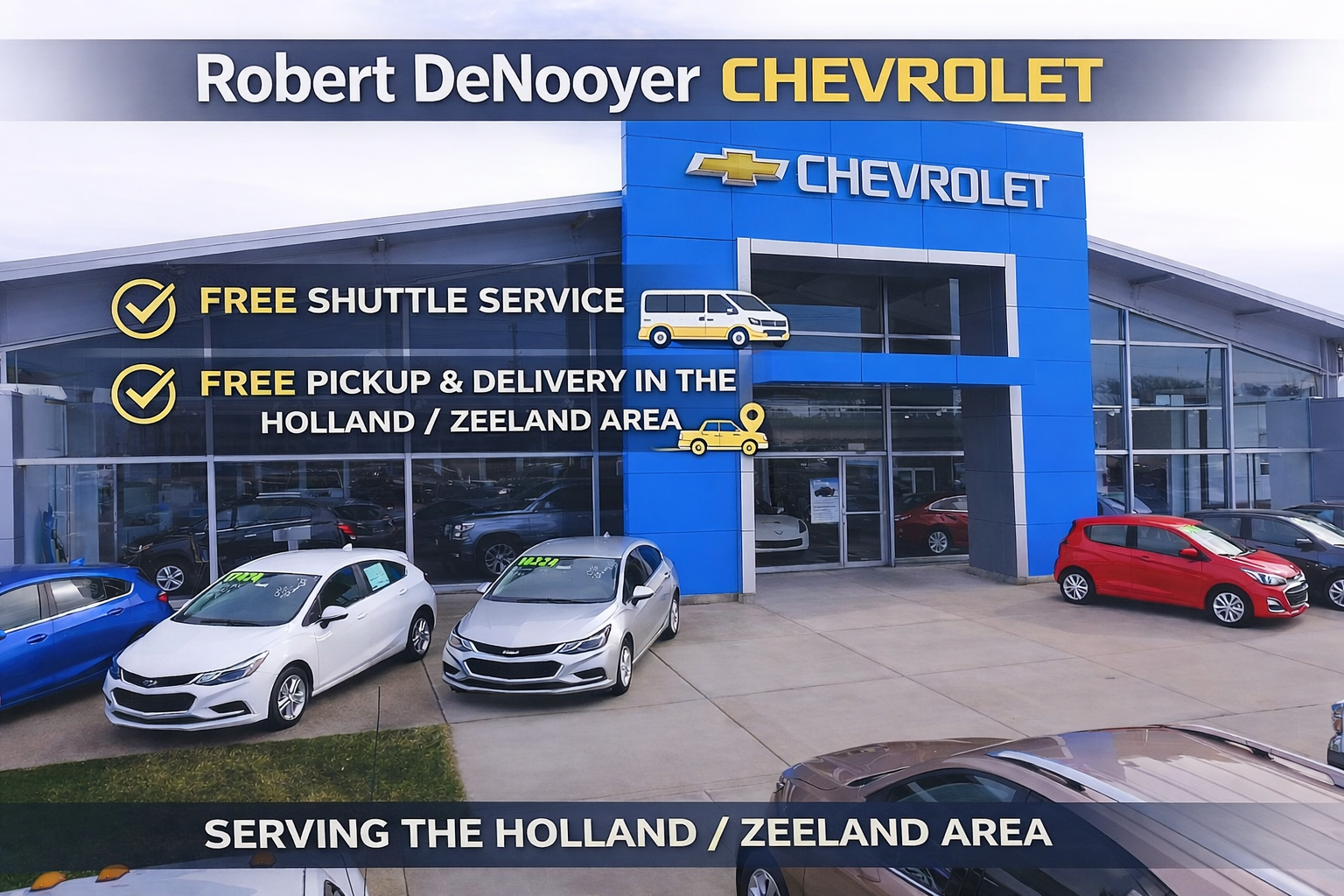 DeNooyer sign and flag