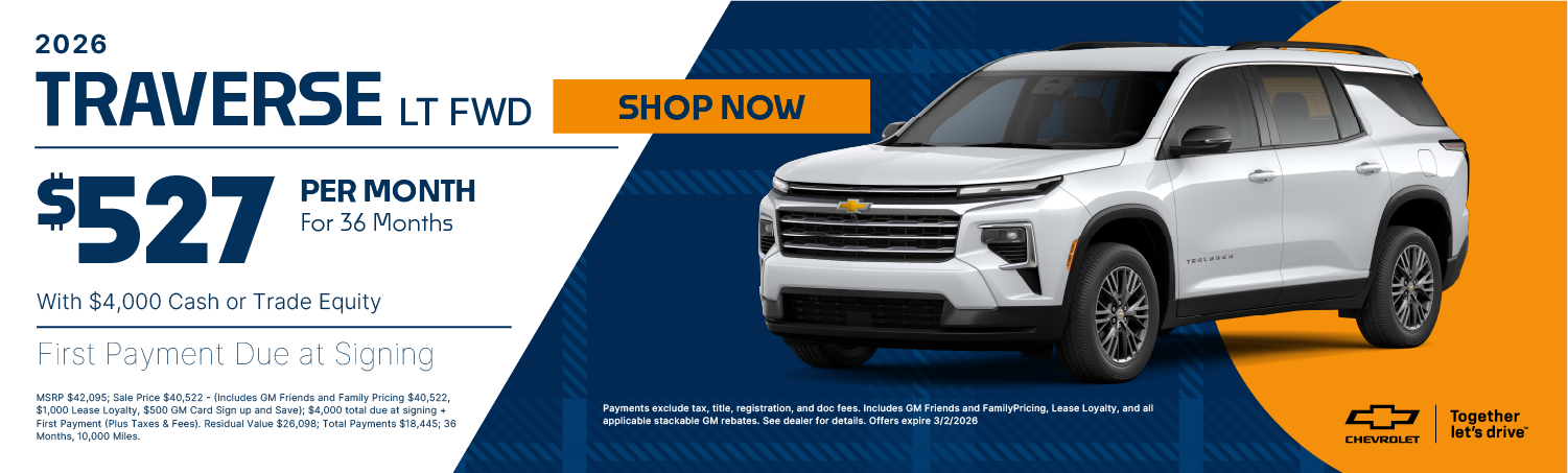 Traverse Lease Banner 